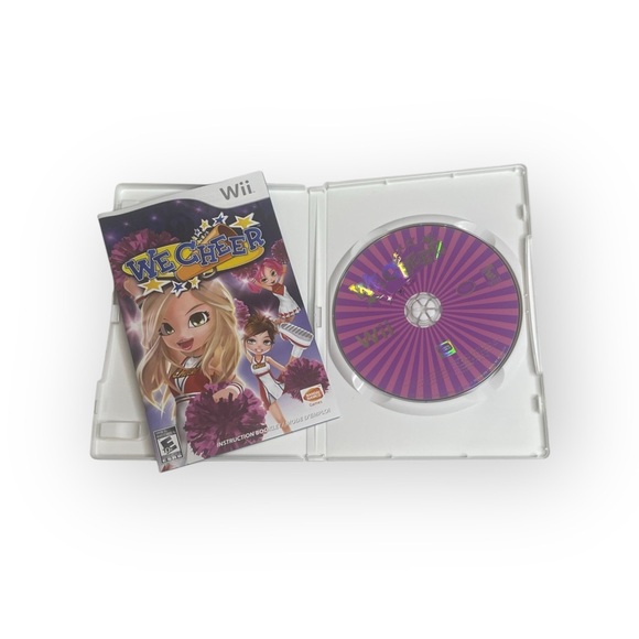 Nintendo Wii 🜸 We Cheer Game 🜸 Original Case 🜸 Instruction Booklet 🜸 Tested - Picture 6 of 12